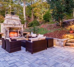 Outdoor Fireplace